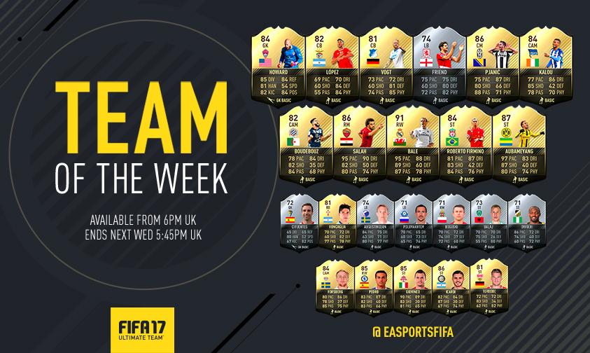 FIFA 17: Team of the Week 8